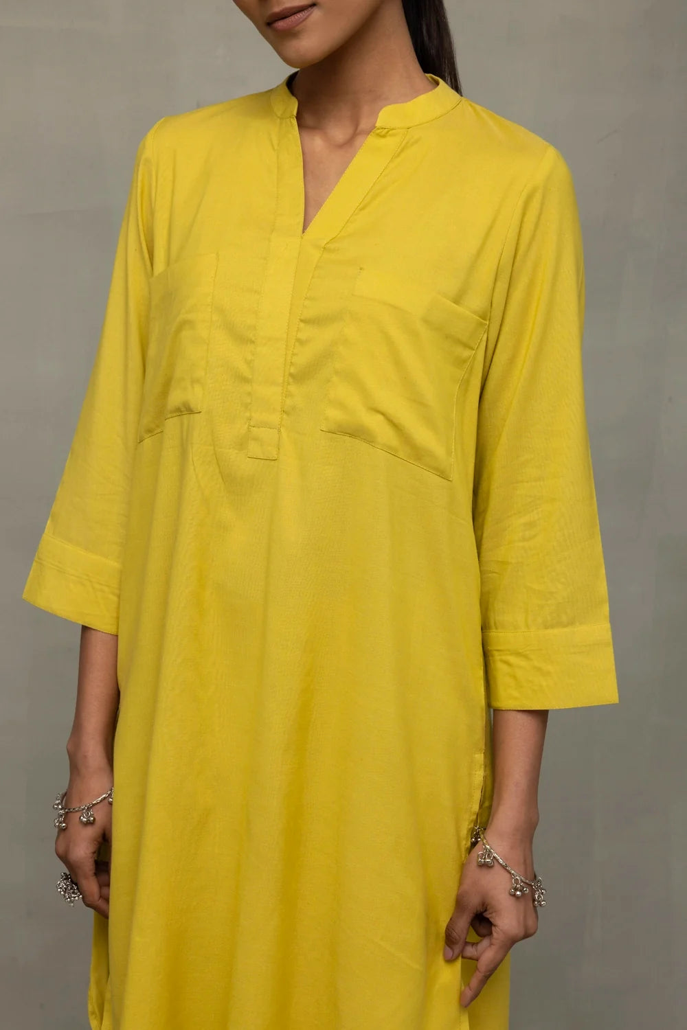 Soft Yellow Banana Cotton Co-ord Set for Casual Summer Wear