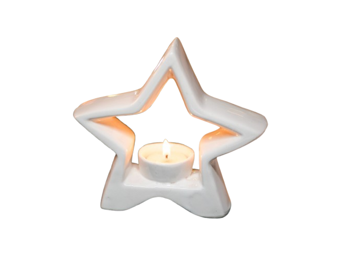 Star-Shaped Tea Light Holder - https://artecasa.in/