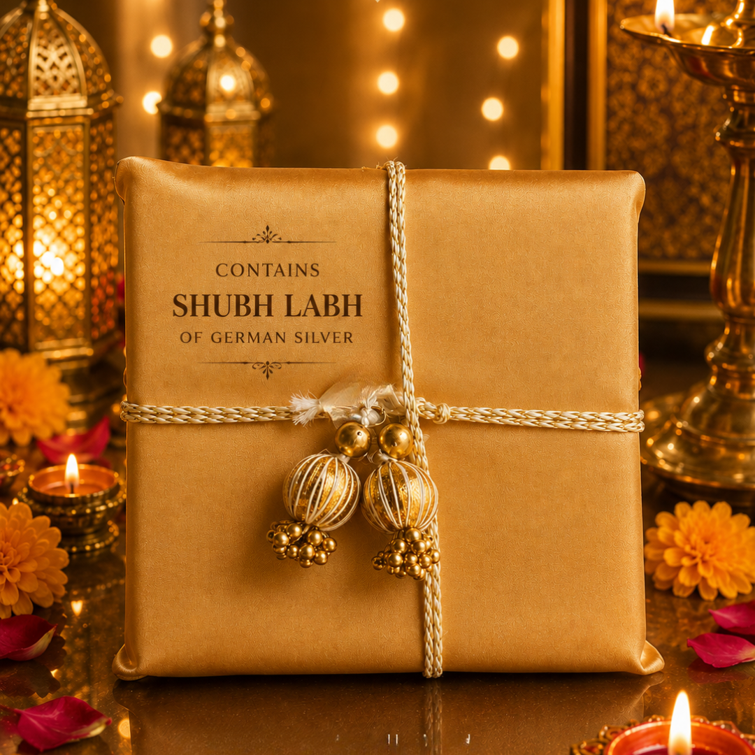 Green Chai & Diya Diwali Gift Basket – Festive Tea & Candle Hamper - https://artecasa.in/
