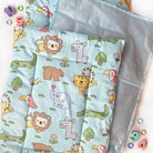 Animal Safari- Re-usable diaper changing mat - Set of 3 - Oranges and Lemons
