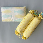 Baby Pillow and Bolster Cushions Set - Fish - Oranges and Lemons