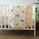 Enchanting Elephants Organic Quilt (Night Blanket) - Oranges and Lemons
