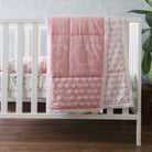 Organic Baby Quilt- Oranges and Lemons