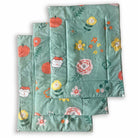 Bunny Love Re-usable diaper changing mat - Set of 3 - Oranges and Lemons