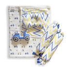 Little Rider - Organic Muslin Cot Bedding Gift Set - Set of 5 - Oranges and Lemons