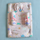 Gadda Set with Bolsters - Set of 4 - Pink - Oranges and Lemons