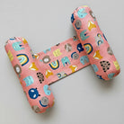 Baby Anti Roll Pillow - Pink - Oranges and Lemons