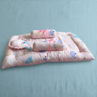 Gadda Set with Bolsters - Set of 4 - Pink - Oranges and Lemons