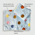 Sweet Apple - Re-usable diaper changing mat - Set of 3 - Oranges and Lemons
