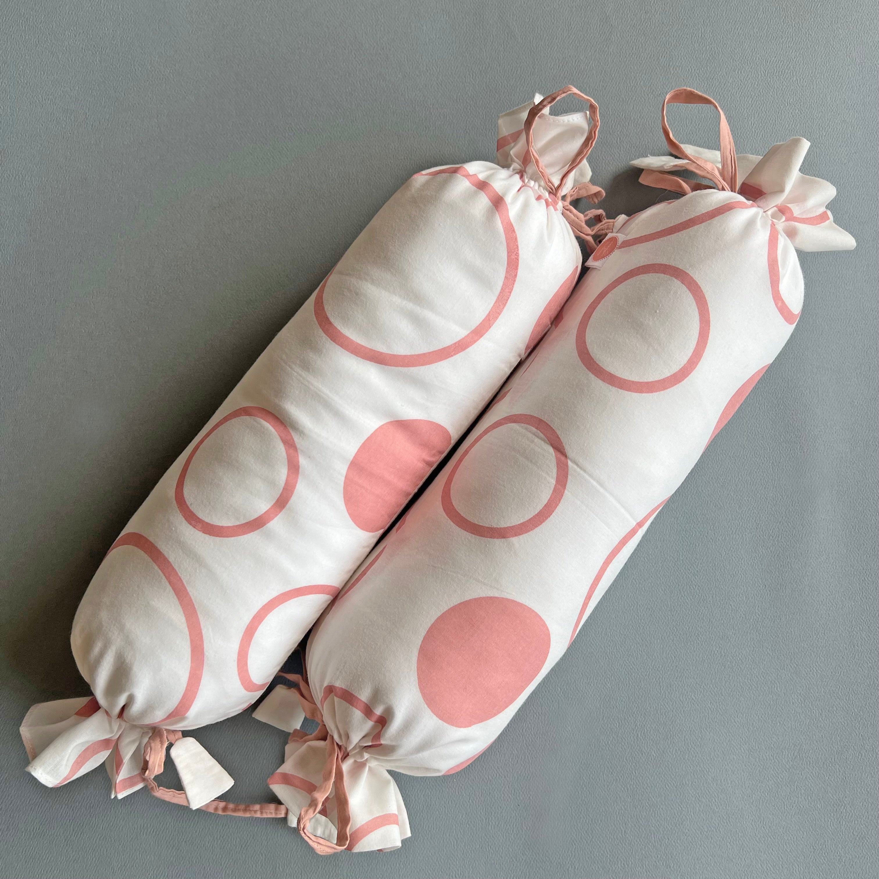 Baby Pillow and Bolster Cushions Set - Giraffe - Oranges and Lemons