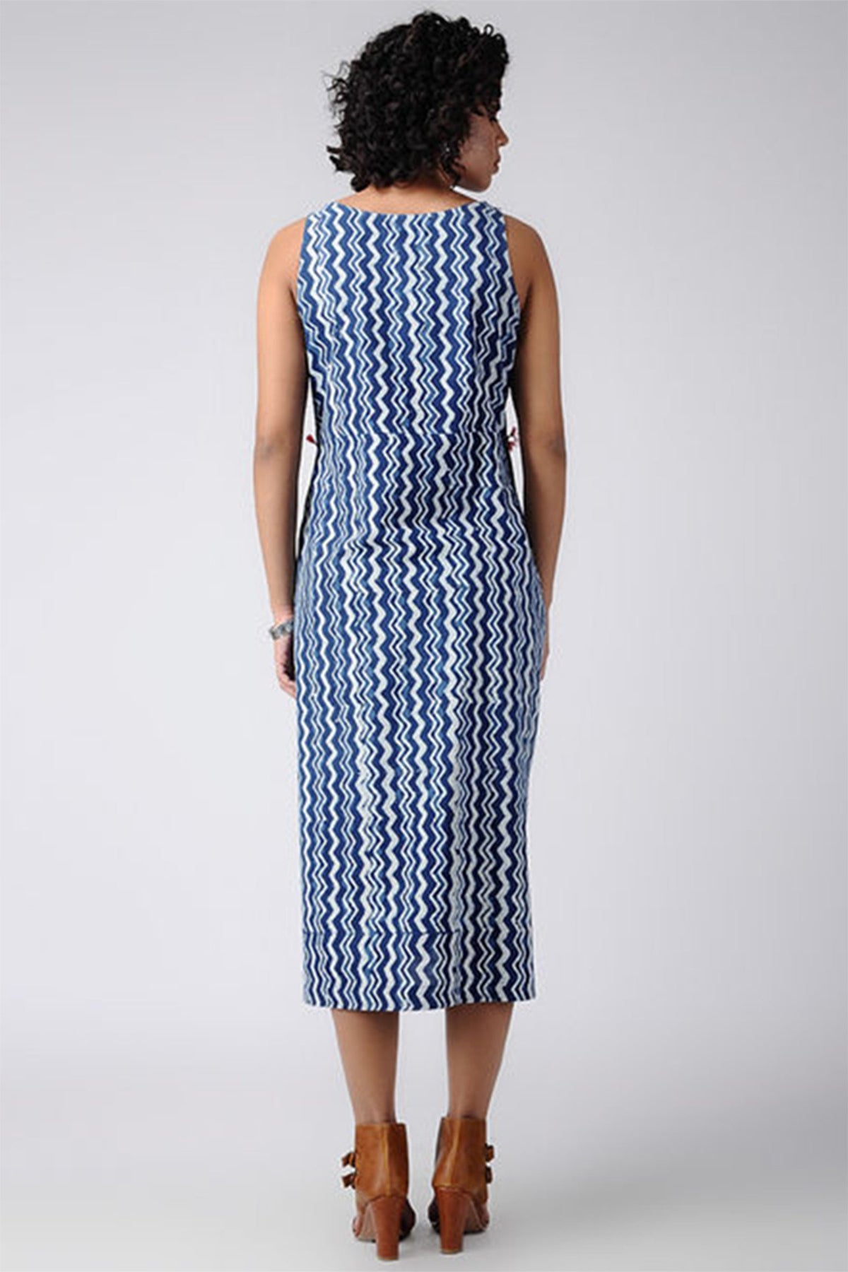Zig-Zag Print Dress - Dhãran