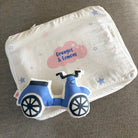 Little Rider - Organic Muslin Cot Bedding Gift Set - Set of 4 - Oranges and Lemons