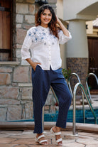 Samara White Top - Dhãran