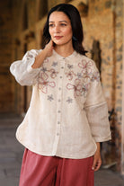 Samara Beige Top - Dhãran