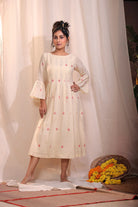Redwood Jamdani Dress-Sutra Art of Clothing