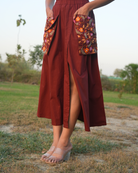 Lavina Hand-Embroidered Long Skirt – hand-embroidered 100% cotton – RASRA MAI