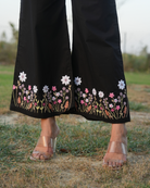 Hina Hand-Embroidered Pant – hand-embroidered 100% cotton – RASRA MAI