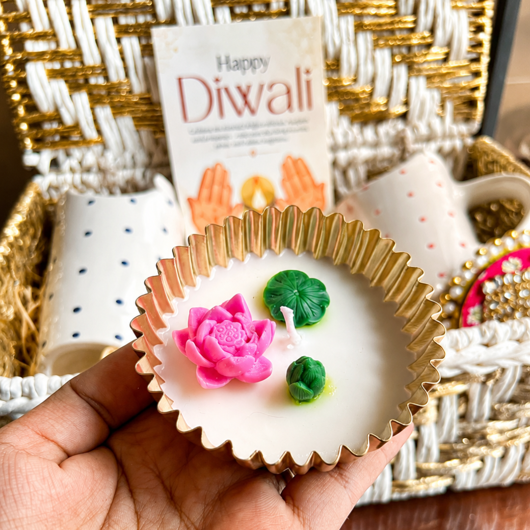 Ruby & Azure Celebration Tumbler Hamper – Premium Diwali Gift Basket - https://artecasa.in/