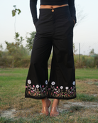 Hina Hand-Embroidered Pant – hand-embroidered 100% cotton – RASRA MAI