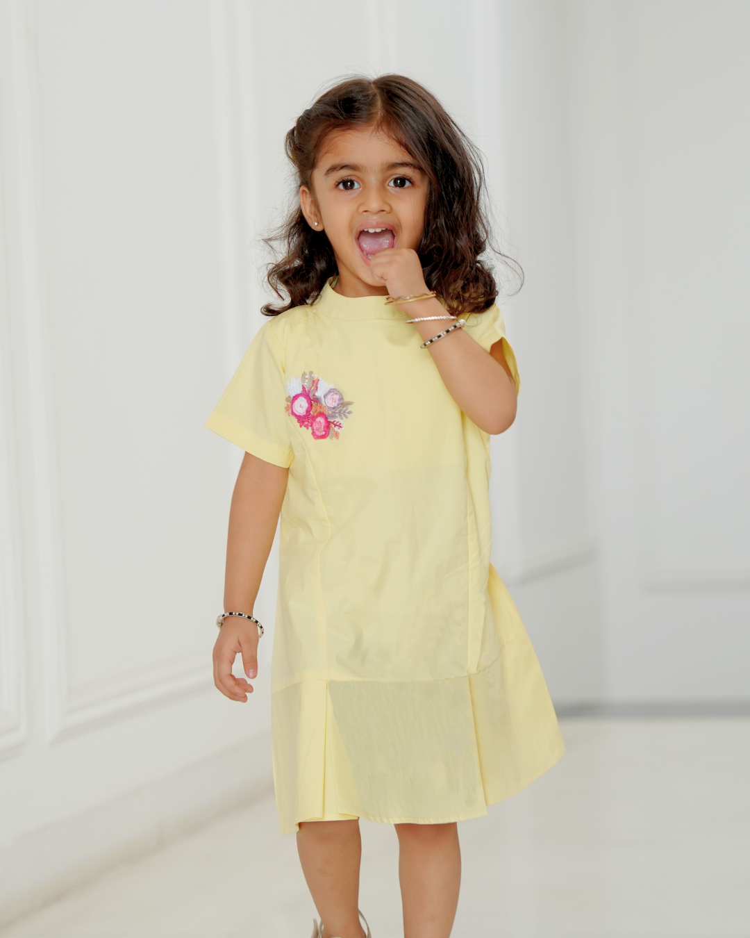 Lia Hand-Embroidered Dress – hand-embroidered 100% cotton – RASRA MAI