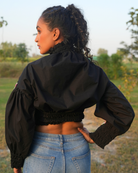 Tashii Hand-Embroidered Crop Top – hand-embroidered 100% cotton – RASRA MAI