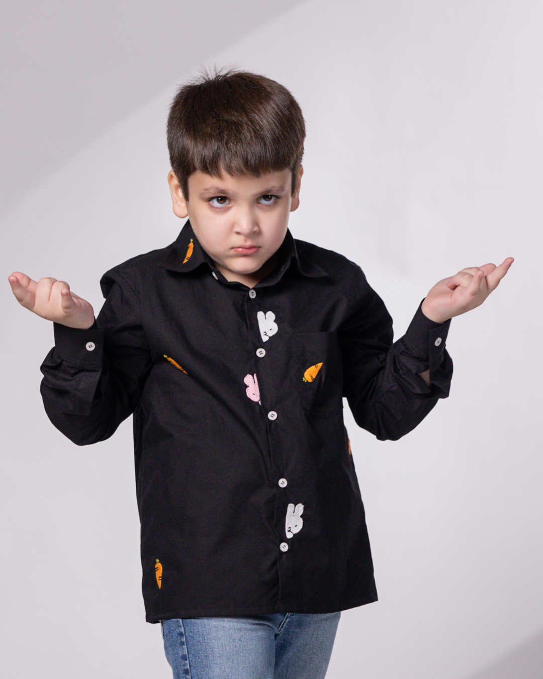 Kavin Hand-Embroidered Shirt – hand-embroidered 100% cotton – RASRA MAI