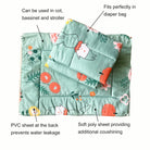 Bunny Love Re-usable diaper changing mat - Set of 3 - Oranges and Lemons