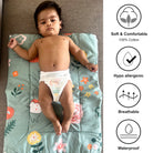 Bunny Love Re-usable diaper changing mat - Set of 3 - Oranges and Lemons