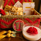 Crimson Bloom Festive Gift Basket – Premium Diwali Gift Hamper - https://artecasa.in/