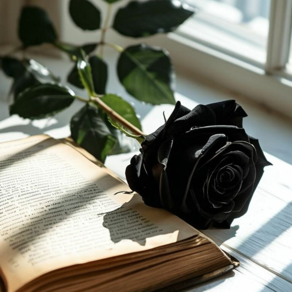 Midnight Noir Preserved Black Rose | Real Black Rose for Décor & Gifting - https://artecasa.in/