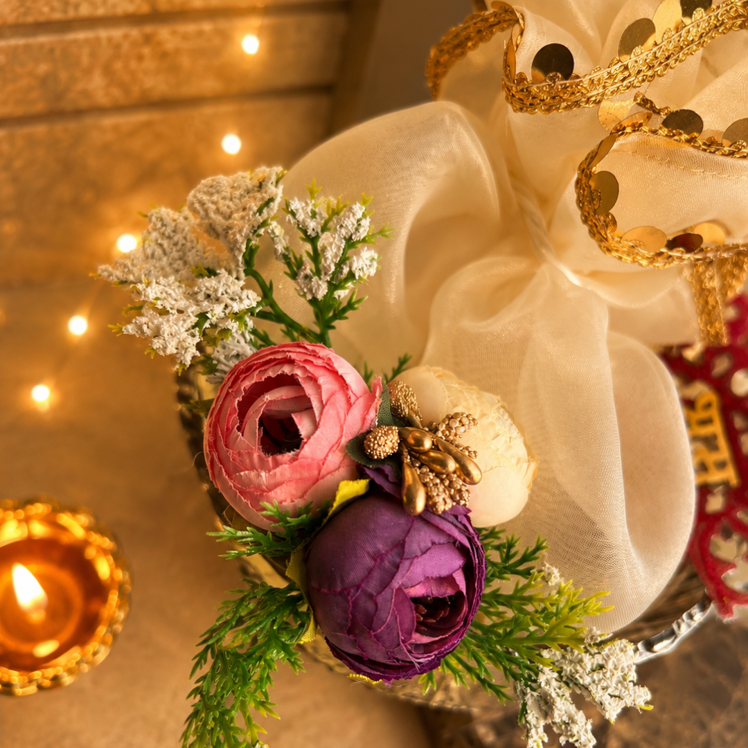 Silver Shagun Urli Diwali Gift Hamper – Traditional Festive Gift - https://artecasa.in/