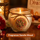 Heritage Matka Sculptural Candle | Sandalwood Diwali Candle - https://artecasa.in/
