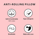 Baby Anti Roll Pillow - Puppy Love - Oranges and Lemons