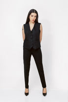 Dove - Woman linen vest adamleaves