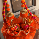 Kesar Utsav Orange Potli & Toran Set | Festive Diwali Décor - https://artecasa.in/