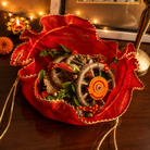 Laal Utsav Red Potli & Toran Set – Traditional Diwali Door Décor - https://artecasa.in/