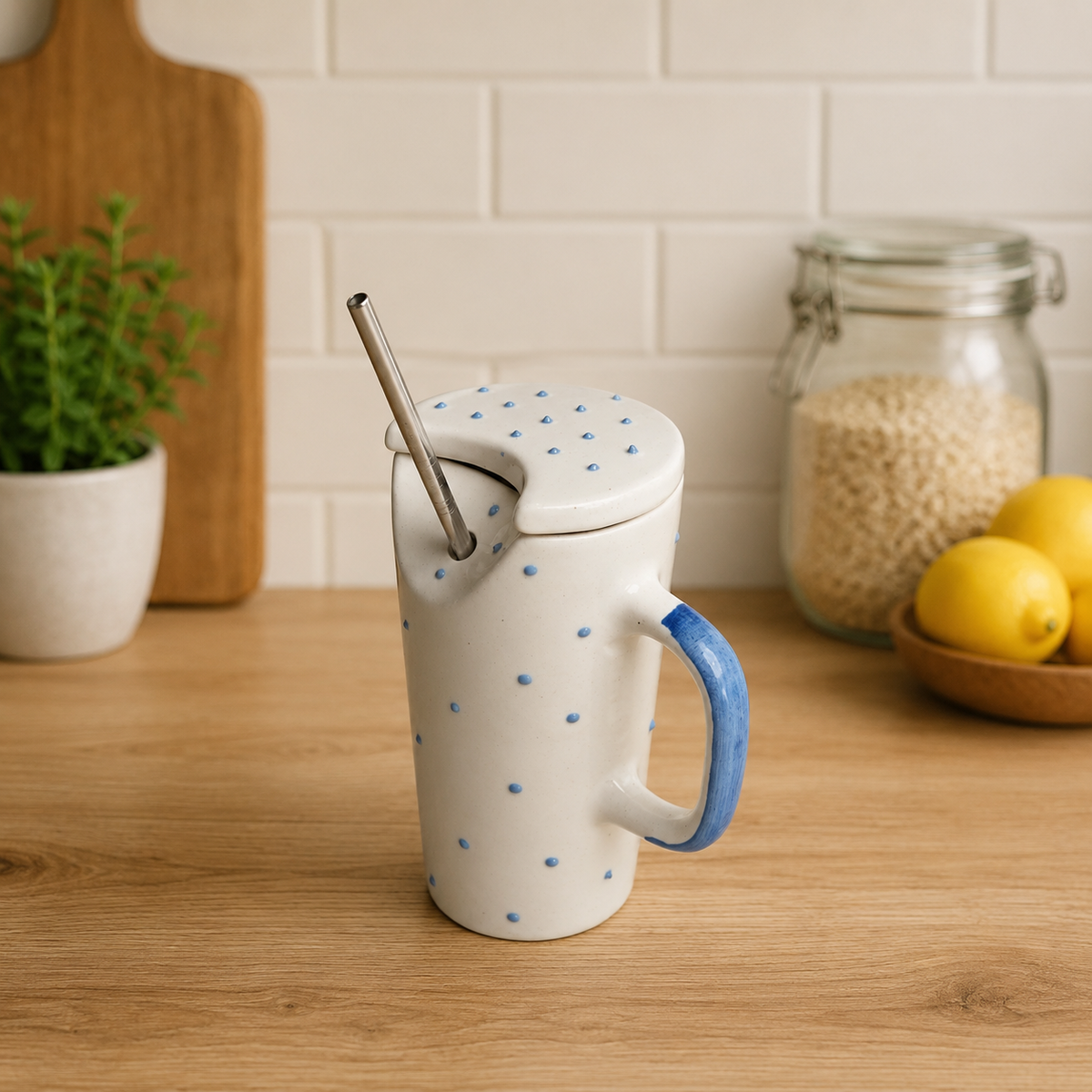 Artecasa Azure Ceramic Sipper Rakhi Hamper | Premium Raksha Bandhan Gift Hamper - https://artecasa.in/