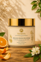 Saakya Himalayan Orange Peel Scrub handcrafted with natural Himalayan botanicals for gentle exfoliation.