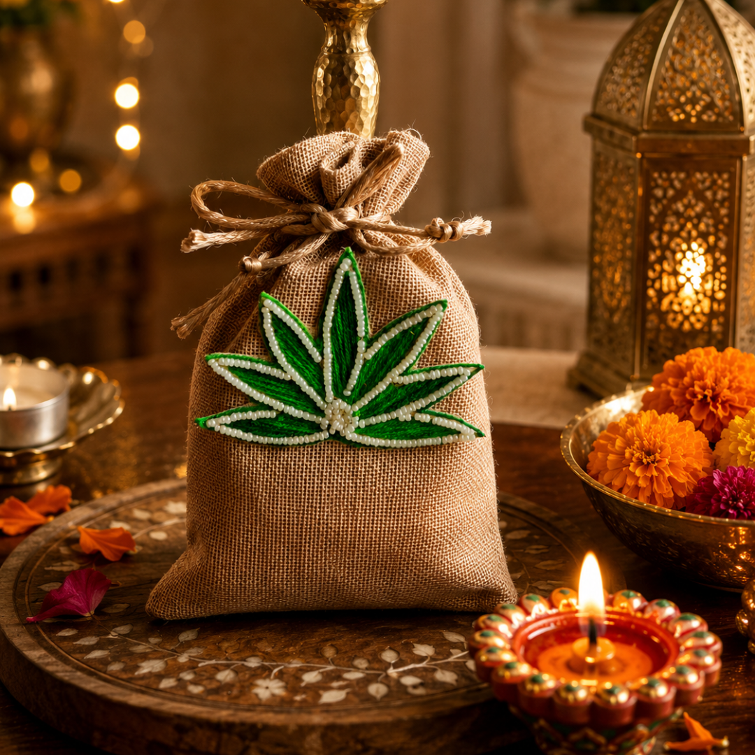 Shubh Labh Tealight Festive Decor | Tea Light Home with Mata Laxmi Charan - https://artecasa.in/