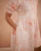 Anyaa Hand-Embroidered Shell Short Dress – hand-embroidered 100% cotton – RASRA MAI