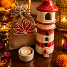 Shubh Labh Ruby Tealight Festive Decor – Diwali Home Décor - https://artecasa.in/