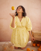 Daisey Hand-Embroidered Floral Short Dress – hand-embroidered 100% cotton – RASRA MAI