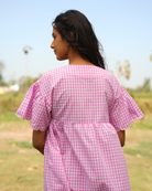 Mittali Hand-Embroidered Short Dress – hand-embroidered 100% cotton – RASRA MAI