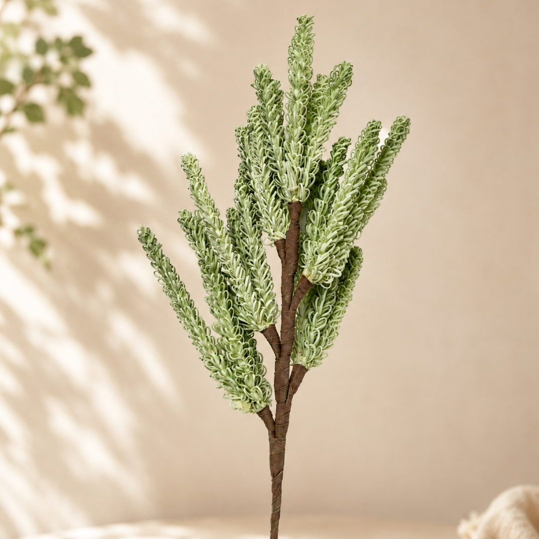 Meadow Mist Green Pampas Reed Stem | Diwali Decor - https://artecasa.in/