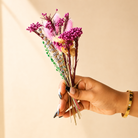 Blush Bloom Pink Vase with Dried Flowers | Decorative Home Décor Vase - https://artecasa.in/