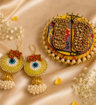 Sutli Bomb Box Diwali Gift Hamper with Matka Candle, Mata Laxmi Charan & Shubh Labh - https://artecasa.in/