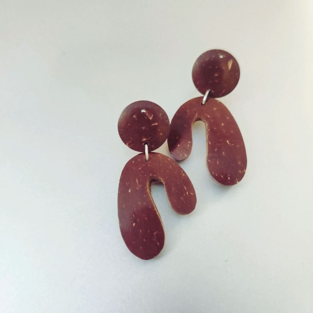 #5 - Coconut Shell Earrings - ONEarth
