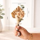 Earth Essence Vase with Dried Flowers | Elegant Home Décor - https://artecasa.in/
