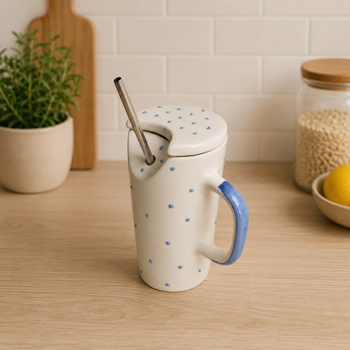 Artecasa Azure Ceramic Sipper Rakhi Hamper | Premium Raksha Bandhan Gift Hamper - https://artecasa.in/