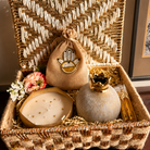 Swarn Utsav White & Gold Festive Gift Basket - https://artecasa.in/